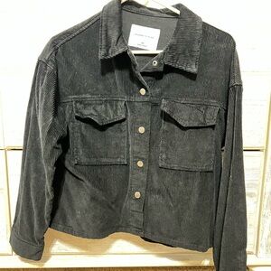 Celebrity Pink Charcoal Corduroy Jacket